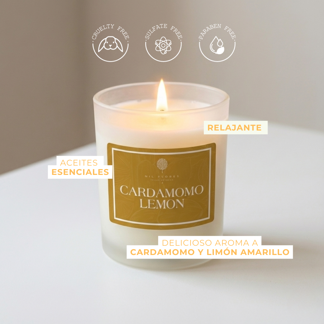 Vela Lemon Cardamomo