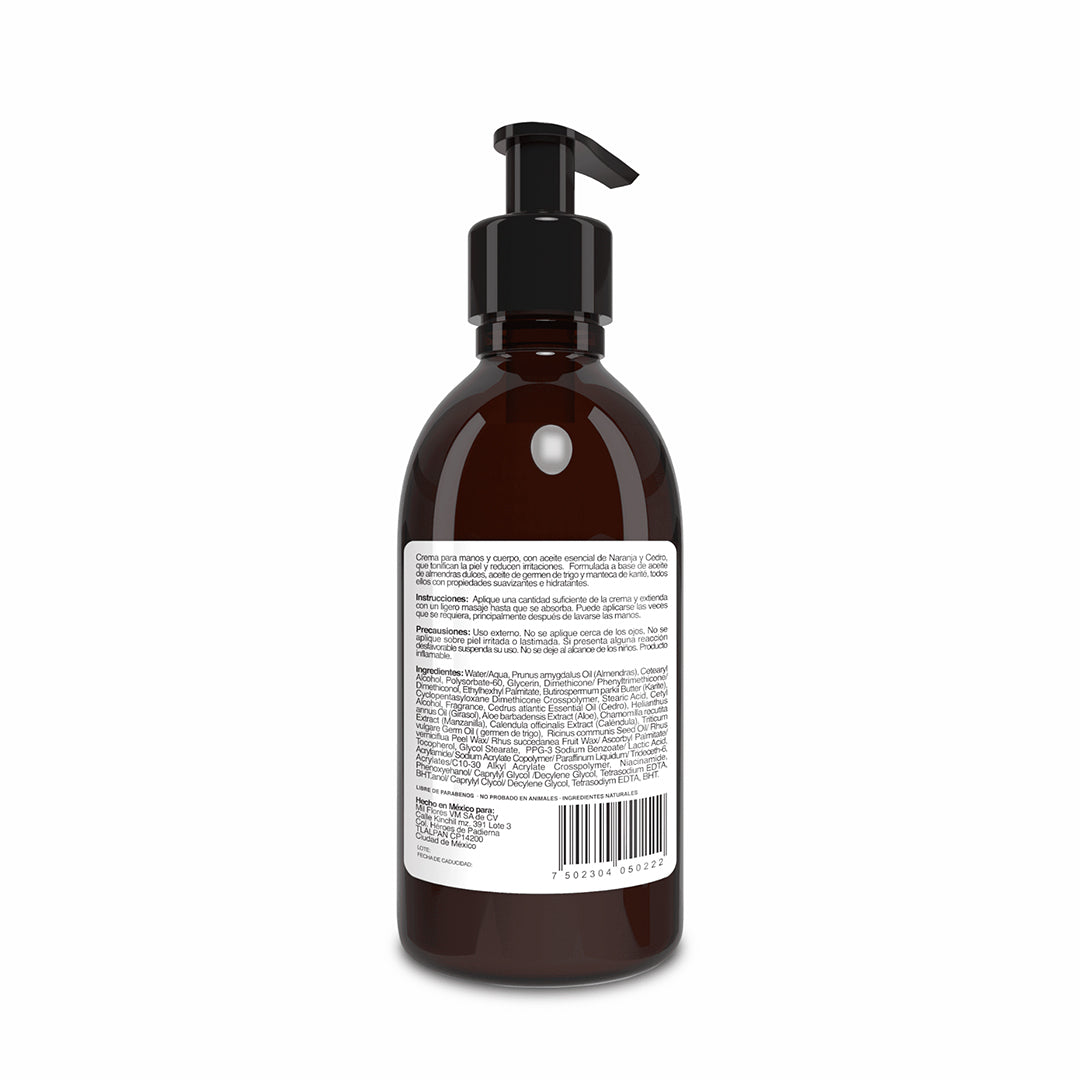 Crema de manos Cedro Naranja